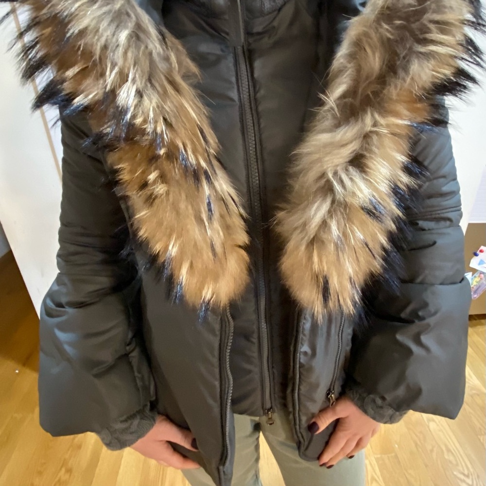 Mackage coat fur jacket size S great condition